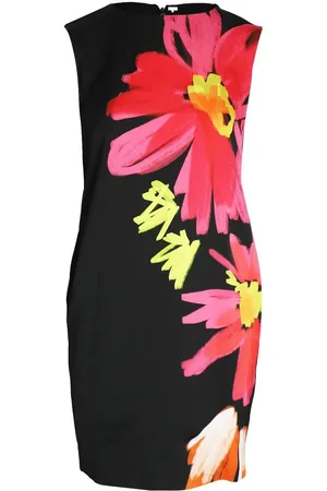 Escada Preloved Floral Print Sheath Dress Women - Midi - 34