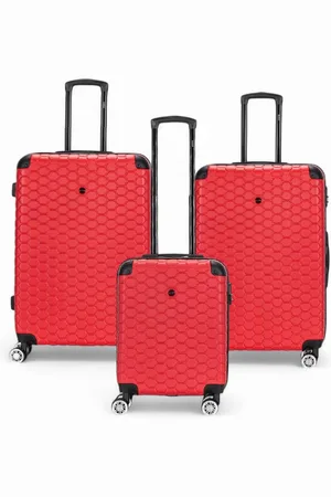 Infinity Expandable Hard Shell ABS 8 Wheel Luggage Travel Cabin Holiday Bags Suitcase - - Medium