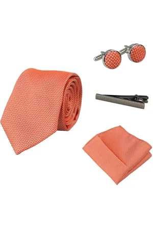 PAUL ANDREW Tie Pocket Square Cufflinks Pin Tie Gift Set - - One Size