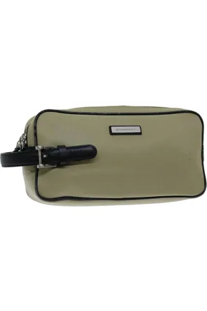 Burberry Preloved Nylon Clutch Bag with Metal Fittings and Storage Smell Womens - - One Size