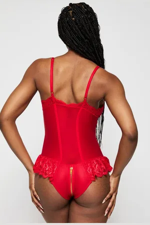Ann Summers Womens Tasha Crotchless Teddy - - XXL