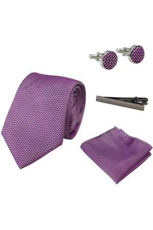 PAUL ANDREW Tie Pocket Square Cufflinks Pin Tie Gift Set - - One Size
