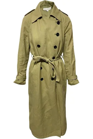 ROBERT RODRIGUEZ Preloved Linen Trench Coat DoubleBreasted Women - - S