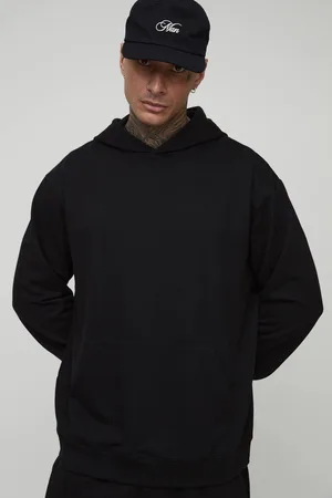 Boohoo Tall 260GSM Loopback Oversized Fit Basic Hoodie - - M