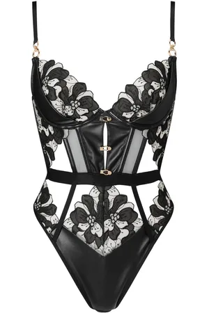 Ann Summers Womens Dark Side Crotchless Body - - XL