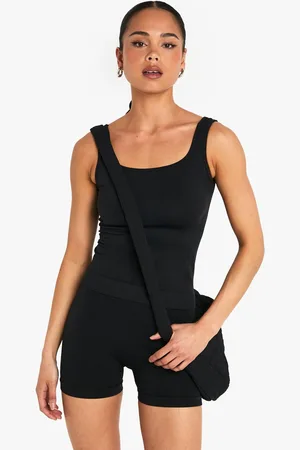 Boohoo Womens SEAMLESS SCULPT SQUARE NECK VEST TOP - - M