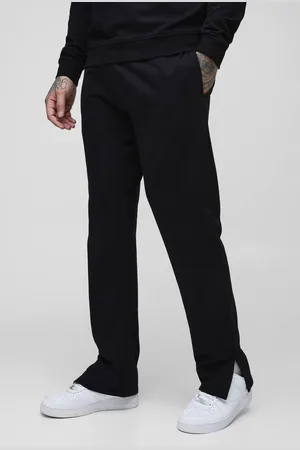 Boohoo Tall 260GSM Loopback Regular Fit Split Hem Basic Joggers - - 2XL