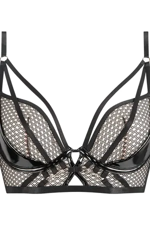 Ann Summers Womens Evoke PU Non Padded Plunge Bra - - 36C