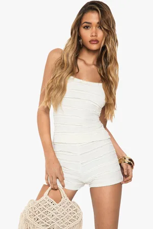 Boohoo Womens Textured Frill Cami Top - - 16