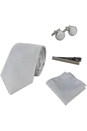 PAUL ANDREW Tie Pocket Square Cufflinks Pin Tie Gift Set - - One Size