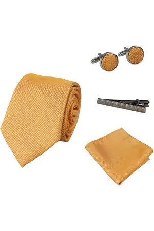 PAUL ANDREW Tie Pocket Square Cufflinks Pin Tie Gift Set - - One Size