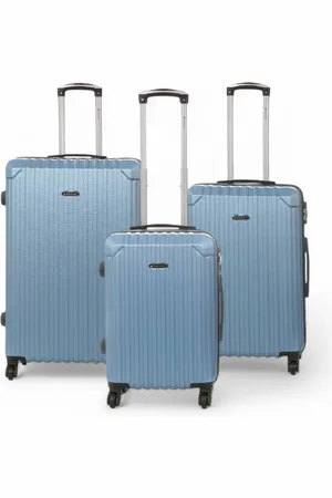 Infinity Hard Shell ABS 8 Wheels Luggage Travel Cabin Suitcase Set - - One Size