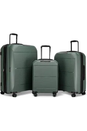 Infinity Expandable Hard Shell PP 8 Wheel Luggage Travel Cabin Holiday Bags Suitcase Set - - Medium