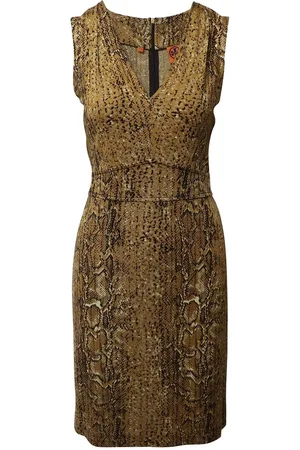 Tory Burch Preloved Snake Print Sheath Dress Women - Animal Print Mini - - S