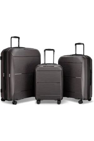 Infinity Expandable Hard Shell PP 8 Wheel Luggage Travel Cabin Holiday Bags Suitcase Set - - Medium