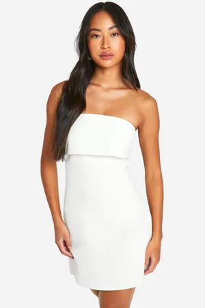 Boohoo Womens Tailored Bandeau Mini Dress - - 8