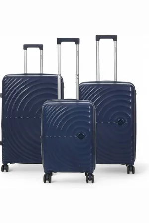 Infinity Expandable Hard Shell 8 Wheels Luggage Cabin Suitcase Set - - One Size
