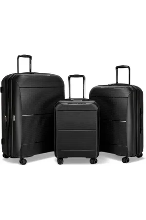 Infinity Expandable Hard Shell PP 8 Wheel Luggage Travel Cabin Holiday Bags Suitcase Set - - Medium