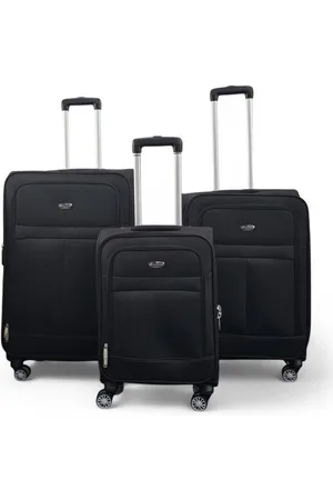 Infinity Expandable Soft Shell 8 Wheels Luggage Travel Cabin Suitcase Set - - One Size