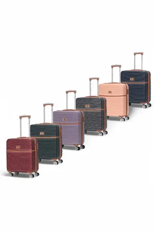 Infinity Strong ABS Hardshell Cabin Suitcase 56 x 45 x 25 cm Luggage Suitable for British Airways - - One Size