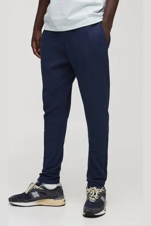 Boohoo Sim Fit Tapered Interlock Pintuck Jogger - - XS
