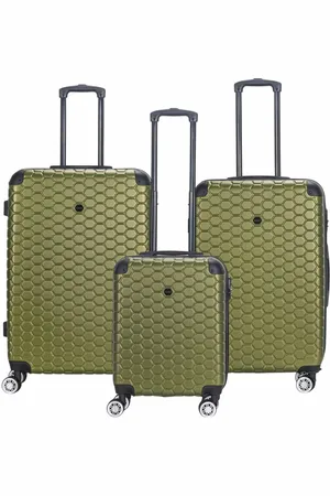 Infinity Expandable Hard Shell ABS 8 Wheel Luggage Travel Cabin Holiday Bags Suitcase - - Medium