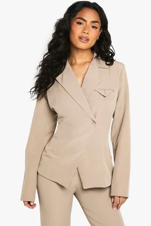 Boohoo Womens Pocket Detail Structured Blazer - - 14