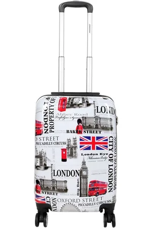 Infinity Hard Shell Printed Cabin 36 x 48 x 20 cm Suitcase Luggage Suitable for Easyjet, Ryanair - - One Size