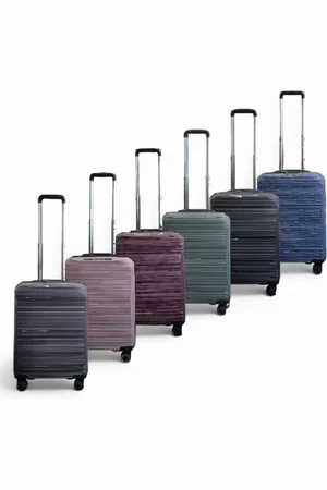 Infinity Expandable PP Hardshell Cabin Suitcase 55 x 39 x 24 cm Luggage Suitable for Easyjet, Ryanair - - One Size