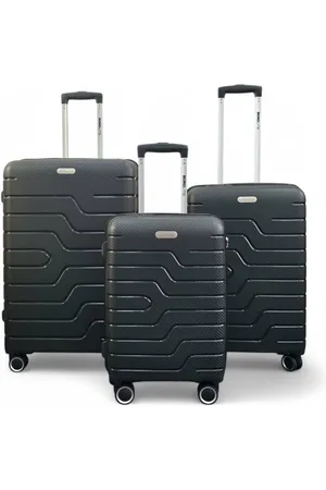 Infinity Hard Shell PP Dual 4 Wheels Luggage Travel Cabin Holiday Suitcase - - Medium