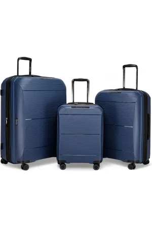 Infinity Expandable Hard Shell PP 8 Wheel Luggage Travel Cabin Holiday Bags Suitcase Set - - Large