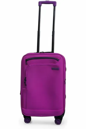 Infinity Soft Shell Cabin Suitcase 59 x 37 x 23 cm Luggage Suitable for Easyjet, Ryanair - - One Size
