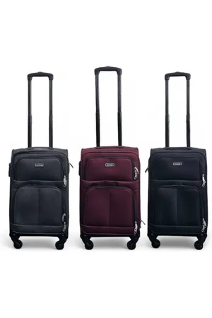 Infinity Soft Shell Lightweight Cabin Suitcase 55 x 33 x 21 cm Luggage Suitable for Easyjet, Ryanair - - One Size