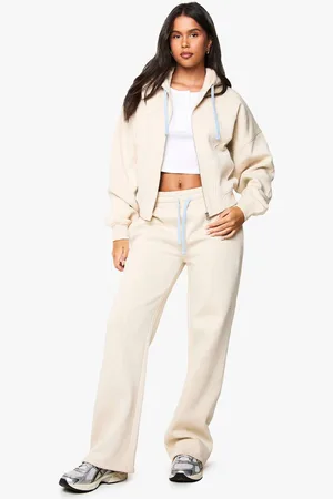 Boohoo Womens Seam Detail Wide Leg Jogger - - XS