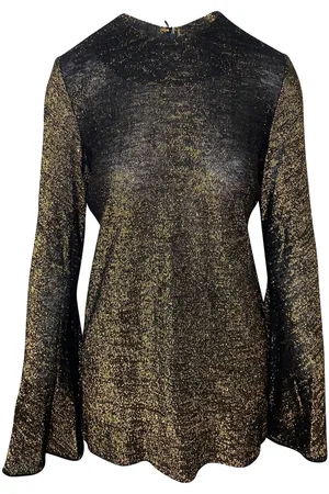 Ellery Preloved Glitter Bell Sleeve Top Women - T-Shirts - 8