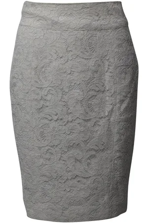 Burberry Preloved Lace Pencil Skirt Women - - 4