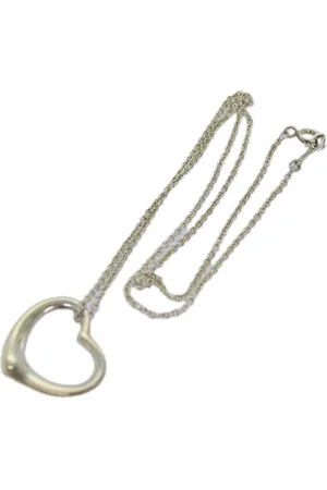 Tiffany & Co. Preloved Return to Tiffany Heart Pendant Necklace Women - Silver - - One Size