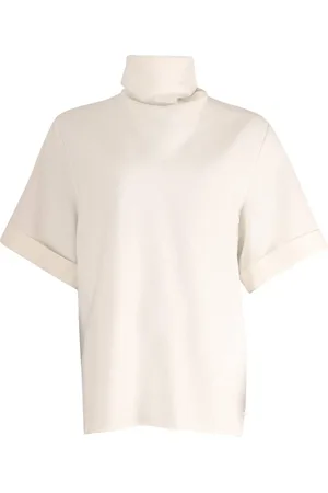 Ellery Preloved Mock Neck Short Sleeve Top Women - Blouses - 6