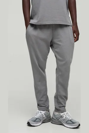 Boohoo Sim Fit Tapered Interlock Pintuck Jogger - - M