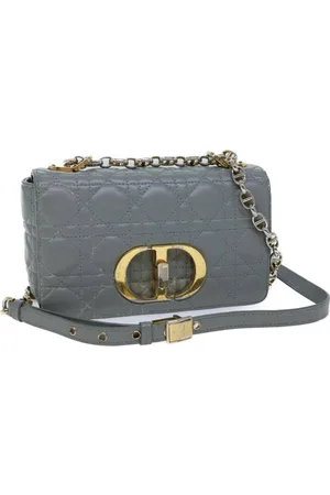 Dior Preloved Dior Caro Quilted Shoulder Bag Women - Gray - - One Size