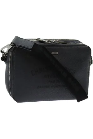 Dior Preloved Dior Oblique Messenger Bag Women - Gray Shoulder Bags - - One Size