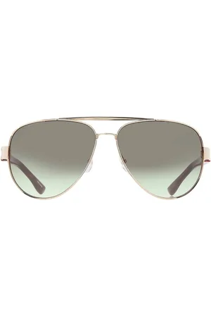 Dsquared2 Branded Tab Logo Grey Lens Havana Sunglasses - One Size
