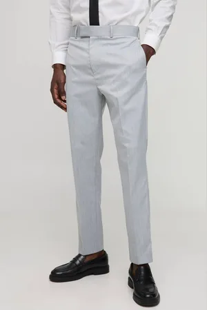 Boohoo Tapered Fit Crease Front Tailored Trouser - - 30
