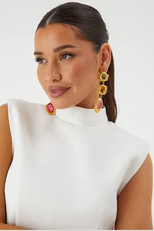 MissPap Womens Statement Drop Earrings - - One Size