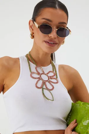 MissPap Womens Floral Statement Necklace - - One Size