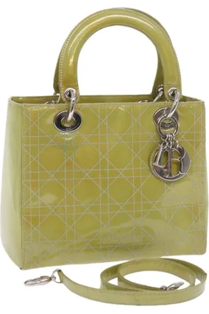 Dior Preloved Lady Dior Patent Leather Handbag Women - - One Size
