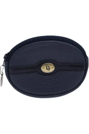 Dior Preloved Dior Oval Leather Coin Purse Women - - One Size