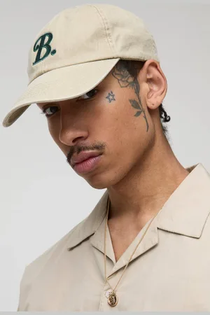 Boohoo B Embroidered Cap - - One Size