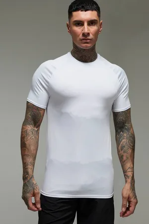 Boohoo Tall Man Active Lightweight Essentials Gym Muscle Fit Raglan T-shirt - - L