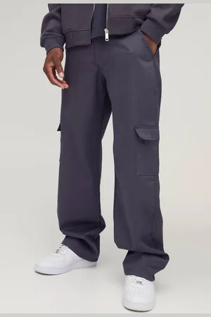 Boohoo Relaxed Fit Fixed Waist Cargo Trousers - - 36